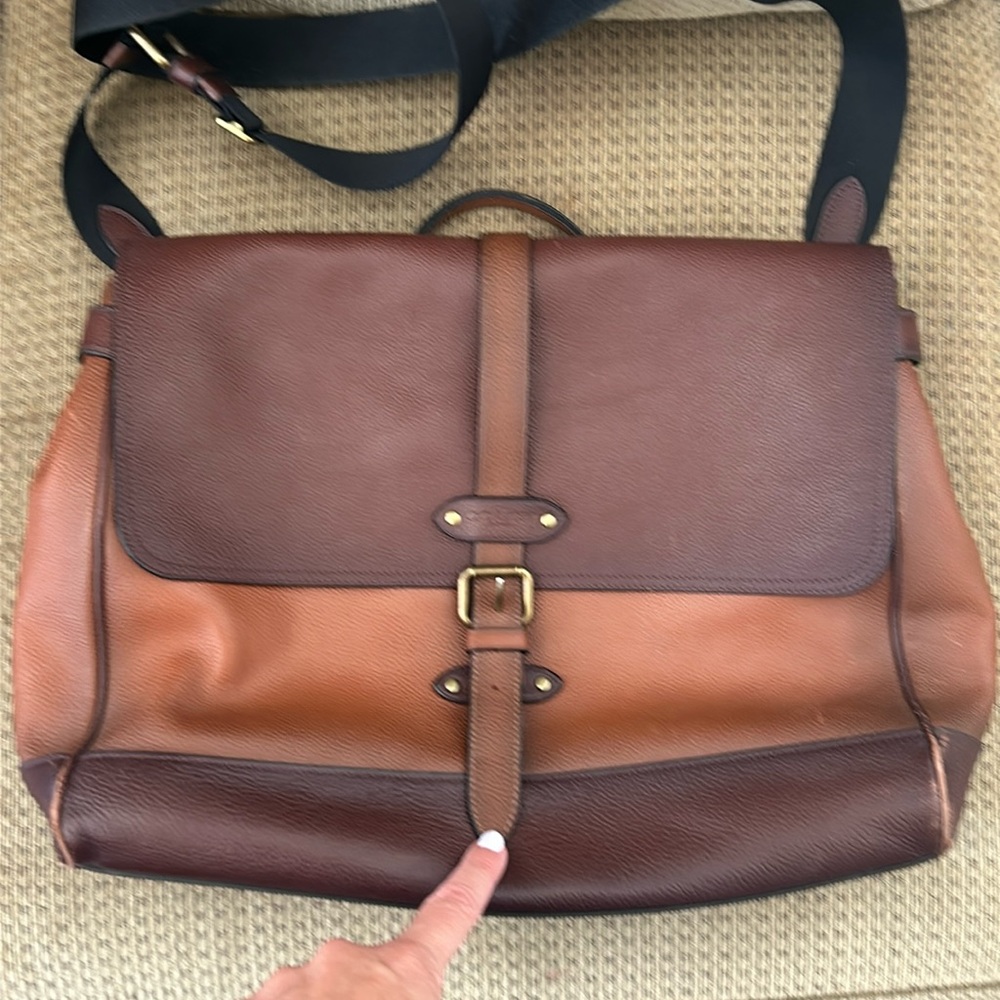 Men’s Coach leather briefcase